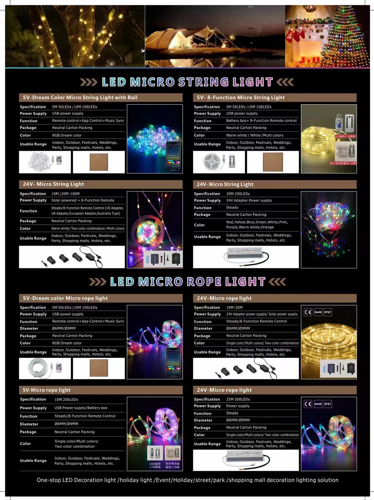 5v dream color Mirco led string light with ball.jpg